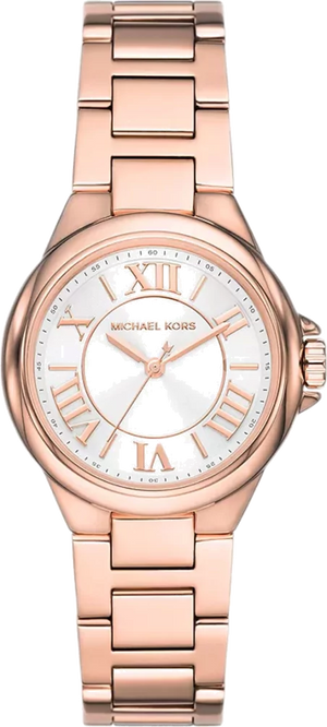 Michael Kors Camille Quartz White Dial Rose Gold Steel Strap Watch For Women - MK7256 Buy Now By Michael Kors