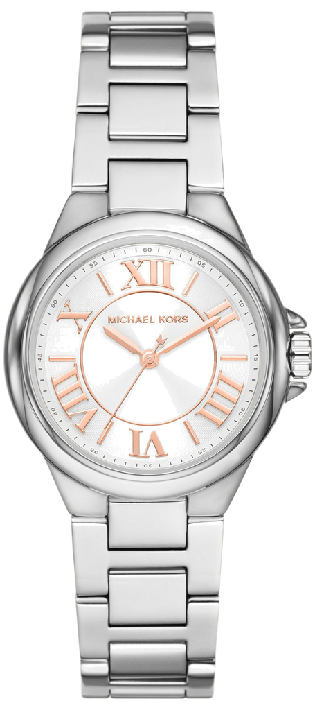 Michael Kors Camille Three Hand Silver Dial Silver Steel Strap Watch For Women - MK7259 Buy Now By Michael Kors
