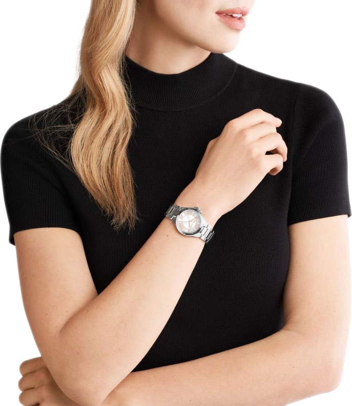 Michael Kors Camille Three Hand Silver Dial Silver Steel Strap Watch For Women - MK7259 Buy Now By Michael Kors