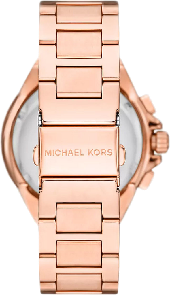 Michael Kors Camille Chronograph White Dial Rose Gold Steel Strap Watch For Women - MK7271 Buy Now By Michael Kors