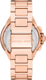 Michael Kors Camille Chronograph White Dial Rose Gold Steel Strap Watch For Women - MK7271 Buy Now By Michael Kors