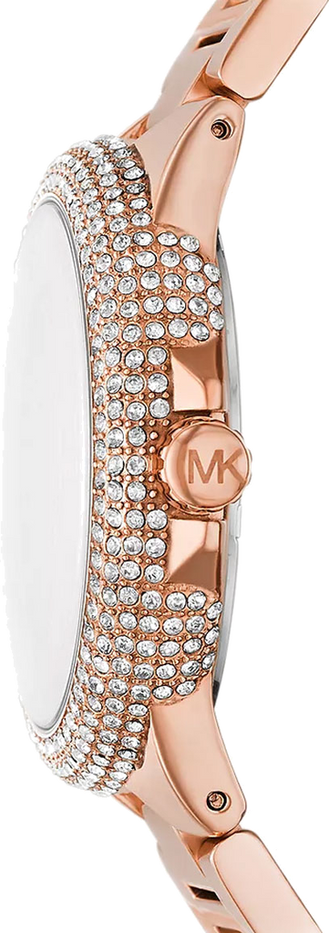 Michael Kors Camille Analog Pink Dial Rose Gold Steel Strap Watch for Women - MK7340 Buy Now By Michael Kors