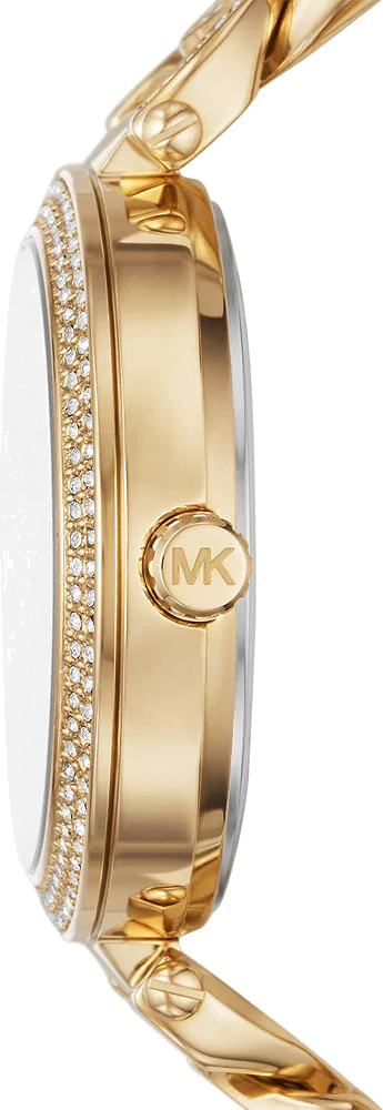 Michael Kors Catelyn Crystals Gold Dial Gold Steel Strap Watch For Women - MK4674 Buy Now By Michael Kors