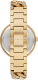 Michael Kors Catelyn Crystals Gold Dial Gold Steel Strap Watch For Women - MK4674 Buy Now By Michael Kors