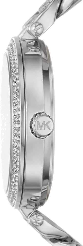 Michael Kors Catelyn Quartz Crystals Silver Dial Silver Steel Strap Watch For Women - MK4675 Buy Now By Michael Kors