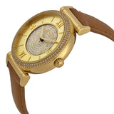 Michael Kors Catlin Champagne Dial Brown Leather Strap Watch for Women - MK2375 Buy Now By Michael Kors