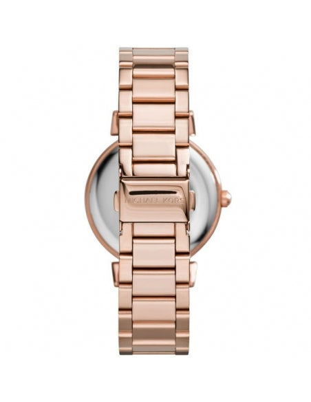 Michael Kors Catlin Black Dial Rose Gold Steel Strap Watch for Women - MK3339 Buy Now By Michael Kors