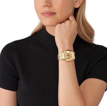 Michael Kors Runway Gold Dial Gold Steel Strap Watch For Women - MK4732 Buy Now By Michael Kors