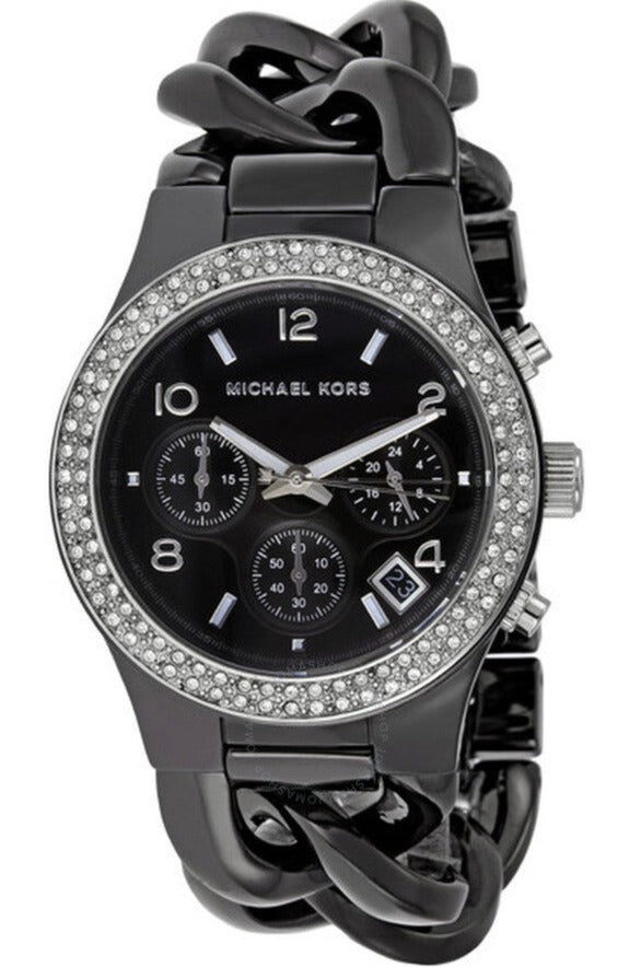 Michael Kors Ceramic Black Dial Black Steel Strap Watch for Women - MK5388 Buy Now By Michael Kors