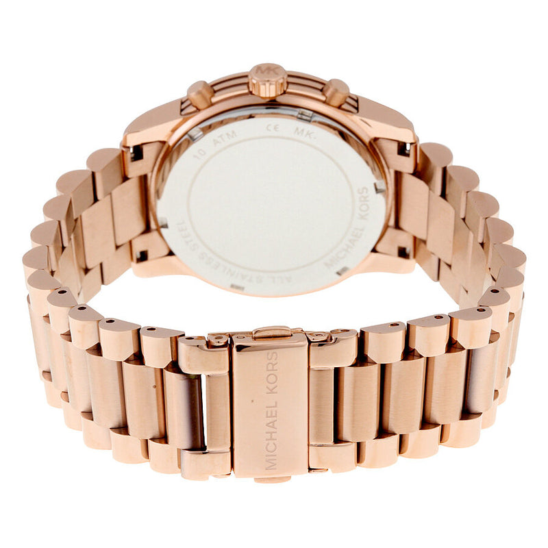 Michael Kors Cooper Rose Gold Rose Gold Steel Strap Watch for Women - MK6275 Buy Now By Michael Kors