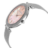 Michael Kors Darci Analog Pink Dial Silver Mesh Bracelet Watch For Women - MK4518 Buy Now By Michael Kors