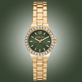 Michael Kors Lennox Quartz Green Dial Gold Steel Strap Watch For Women - MK7395 Buy Now By Michael Kors