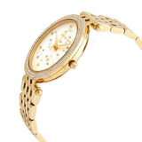 Michael Kors Darci White Dial Gold Steel Strap Watch for Women - MK3727 Buy Now By Michael Kors