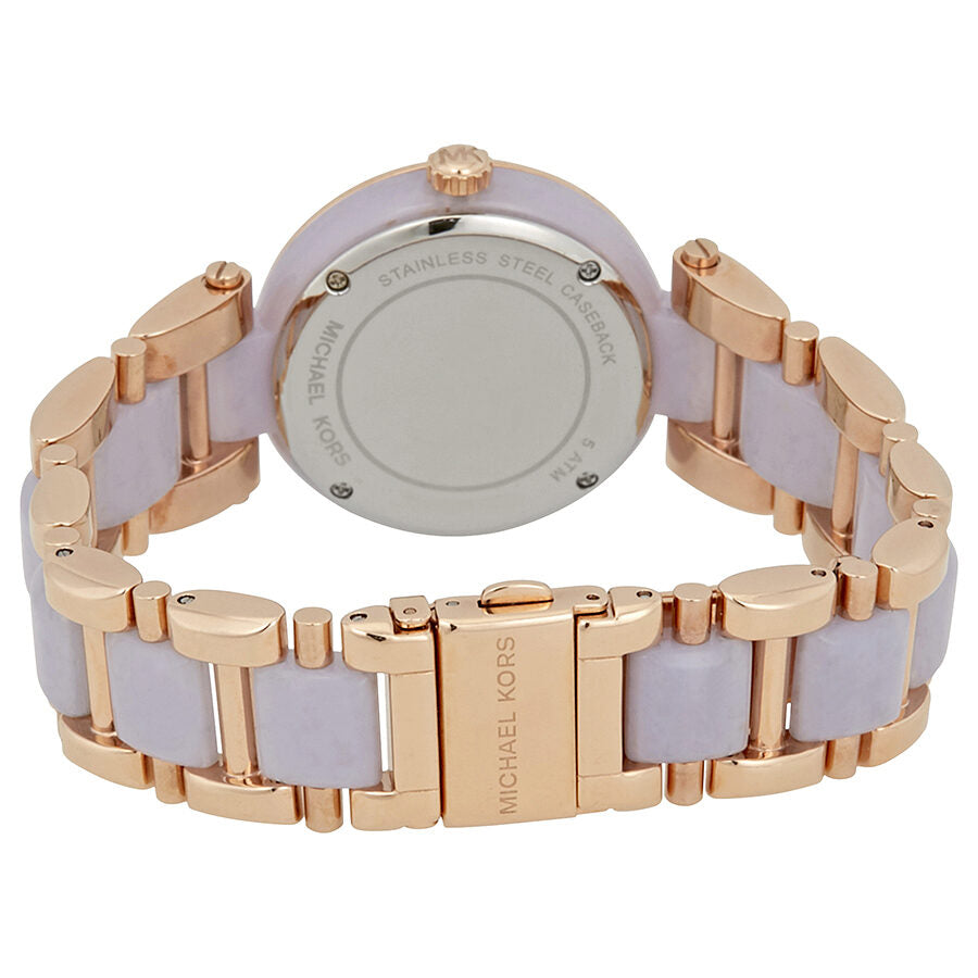 Michael Kors Delray Rose Gold Dial Two Tone Steel Strap Watch for Women - MK4319 Buy Now By Michael Kors