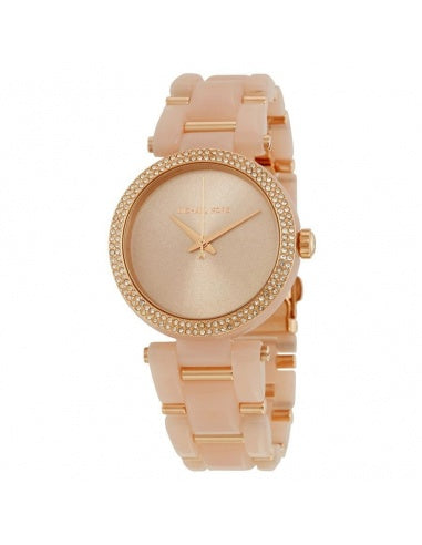 Michael Kors Delray Rose Gold Dial Rose Gold Steel Strap Watch for Women - MK4322 Buy Now By Michael Kors