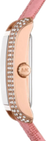 Michael Kors Emery Quartz Diamonds Red Dial Pink Leather Strap Watch For Women - MK2966 Buy Now By Michael Kors