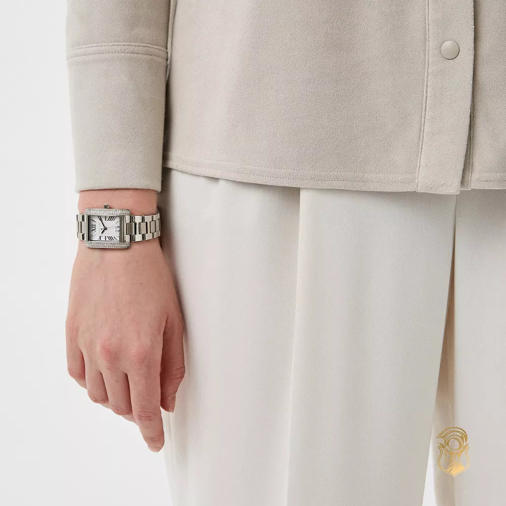 Michael Kors Emery Three-Hand Crystals White Dial Silver Steel Strap Watch for Women - MK4642 Buy Now By Michael Kors