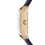 Michael Kors Emery Quartz Diamond Silver Dial Blue Leather Strap Watch For Women - MK2982 Buy Now By Michael Kors