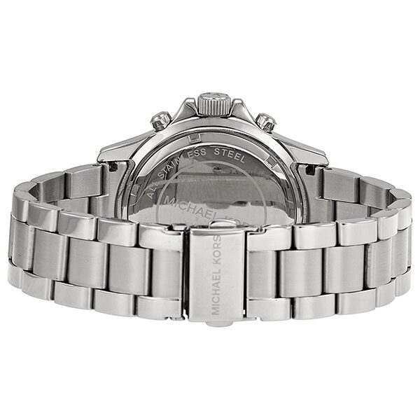 Michael Kors Everest Chronograph Black Dial Silver Steel Strap Watch For Women - MK5753 Buy Now By Michael Kors