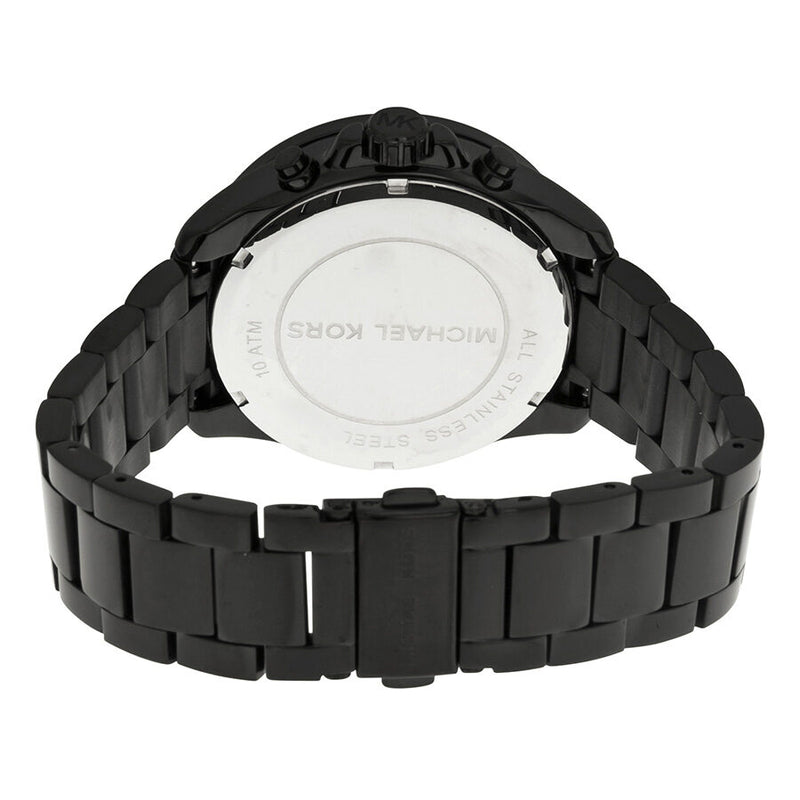 Michael Kors Wren Chronograph Gold Diamonds Dial Black Steel Strap Watch for Women - MK5879 Buy Now By Michael Kors