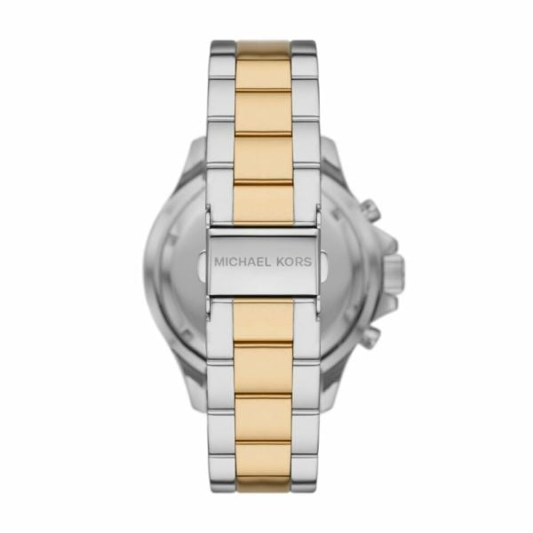 Michael Kors Everest Chronograph Black Dial Two Tone Steel Strap Watch For Women - MK7209 Buy Now By Michael Kors