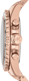Michael Kors Everest Chronograph Black Dial Rose Gold Steel Strap Watch For Women - MK5875 Buy Now By Michael Kors