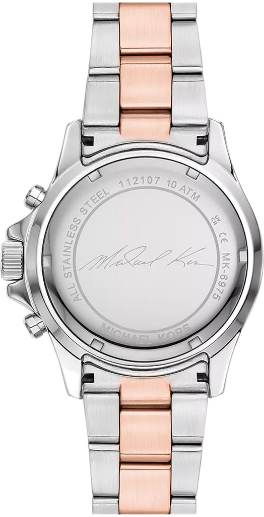 Michael Kors Everest Chronograph Silver Dial Two Tone Steel Strap Watch For Women - MK6975 Buy Now By Michael Kors
