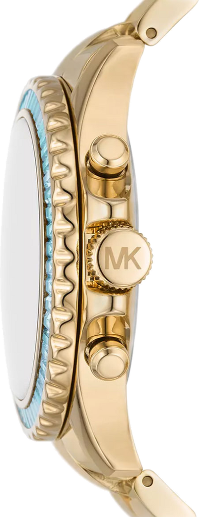 Michael Kors Everest Chronograph Gold Dial Gold Steel Strap Watch For Women - MK7210 Buy Now By Michael Kors