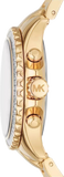 Michael Kors Everest Chronograph White Dial Gold Steel Strap Watch For Women - MK7212 Buy Now By Michael Kors