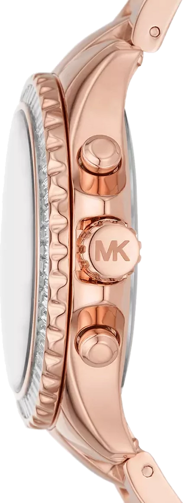 Michael Kors Everest Chronograph Silver Dial Rose Gold Steel Strap Watch For Women - MK7213 Buy Now By Michael Kors