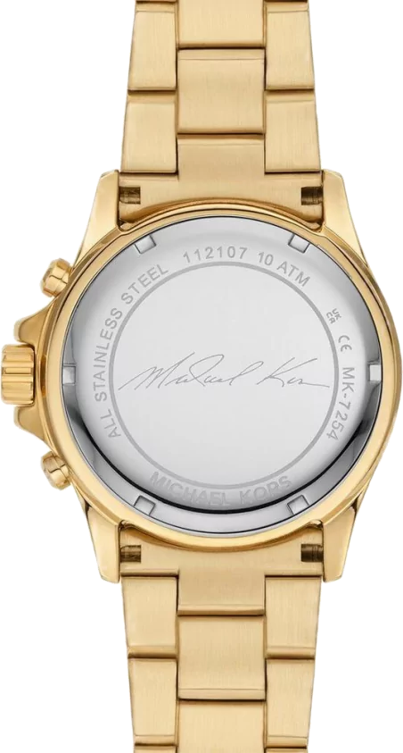Michael Kors Everest Chronograph Crystals Gold Dial Gold Steel Strap Watch For Women - MK7254 Buy Now By Michael Kors