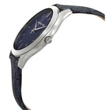 Michael Kors Slim Runway Analog Blue Dial Blue Leather Strap Watch For Men - MK8907 Buy Now By Michael Kors