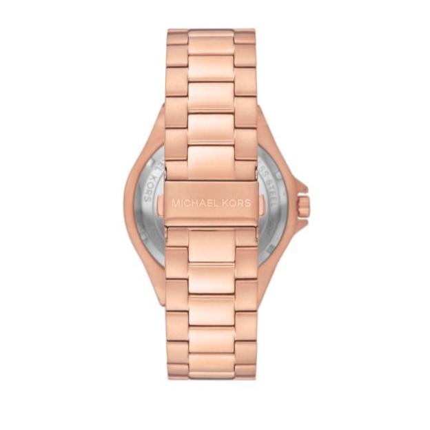 Michael Kors Lennox Chronograph Black Dial Rose Gold Steel Strap Watch For Men - MK8940 Buy Now By Michael Kors