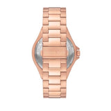 Michael Kors Lennox Chronograph Black Dial Rose Gold Steel Strap Watch For Men - MK8940 Buy Now By Michael Kors