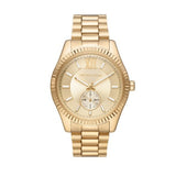 Michael Kors Lexington Quartz Gold Dial Gold Steel Strap Watch For Men - MK8947 Buy Now By Michael Kors
