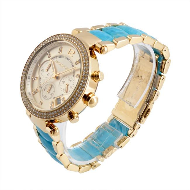 Michael Kors Parker Gold Dial Two Tone Steel Strap Watch for Women - MK6364 Buy Now By Michael Kors