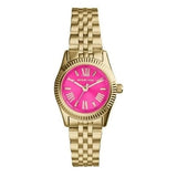 Michael Kors Lexington Quartz Pink Dial Gold Steel Strap Watch For Women - MK3270 Buy Now By Michael Kors