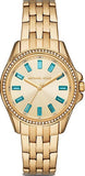 Michael Kors Mini Pilot Quartz Gold Dial Gold Steel Strap Watch For Women - MK7366 Buy Now By Michael Kors