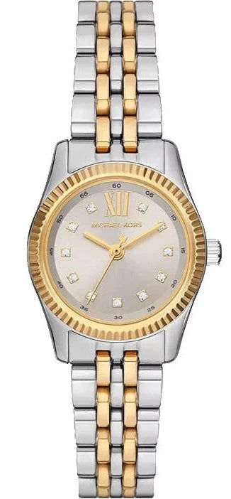 Michael Kors Lexington Three-Hand Silver Dial Two Tone Steel Strap Watch for Women - MK4815 Buy Now By Michael Kors