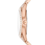 Michael Kors Harlowe Rose Gold Dial Rose Gold Steel Strap Watch For Women - MK4710 Buy Now By Michael Kors
