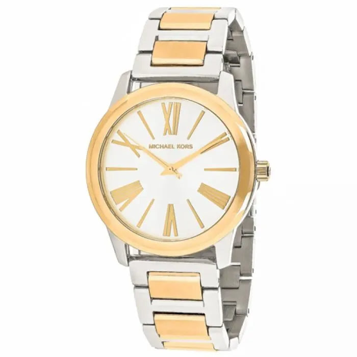 Michael Kors Hartman Quartz White Dial Two Tone Steel Strap Watch For Women - MK3521 Buy Now By Michael Kors