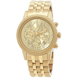 Michael Kors Hutton Chronograph Gold Dial Gold Steel Strap Watch For Men - MK8953 Buy Now By Michael Kors