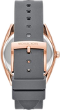 Michael Kors Janelle Three Hand Grey Dial Grey Rubber Strap Watch For Women - MK7314 Buy Now By Michael Kors