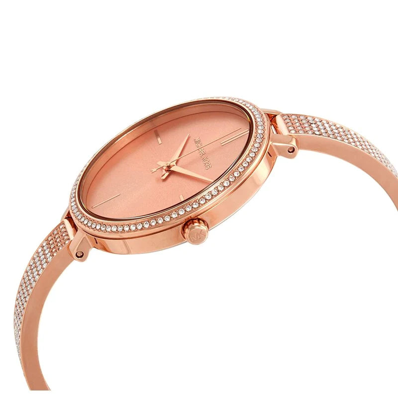 Michael Kors Jaryn Quartz Rose Gold Dial Rose Gold Steel Strap Watch For Women - MK3785 Buy Now By Michael Kors