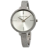 Michael Kors Jaryn Quartz Silver Dial Silver Steel Strap Watch For Women - MK3783 Buy Now By Michael Kors
