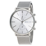 Michael Kors Jaryn Silver Dial Silver Mesh Bracelet Watch for Men - MK8541 Buy Now By Michael Kors