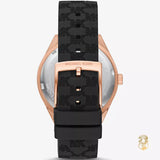 Michael Kors Jessa Quartz Black Dial Black Silicone Strap Watch For Women - MK7266 Buy Now By Michael Kors