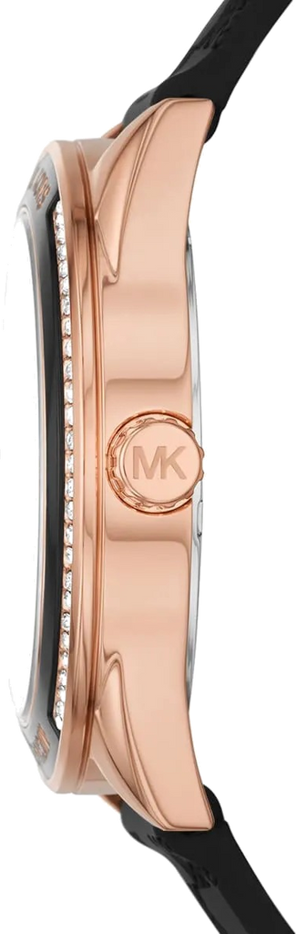 Michael Kors Jessa Quartz Black Dial Black Silicone Strap Watch For Women - MK7266 Buy Now By Michael Kors