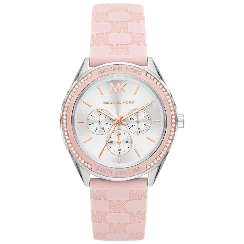 Michael Kors Jessa Quartz Silver Dial Pink Silicone Strap Watch For Women - MK7268 Buy Now By Michael Kors
