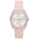 Michael Kors Jessa Quartz Silver Dial Pink Silicone Strap Watch For Women - MK7268 Buy Now By Michael Kors